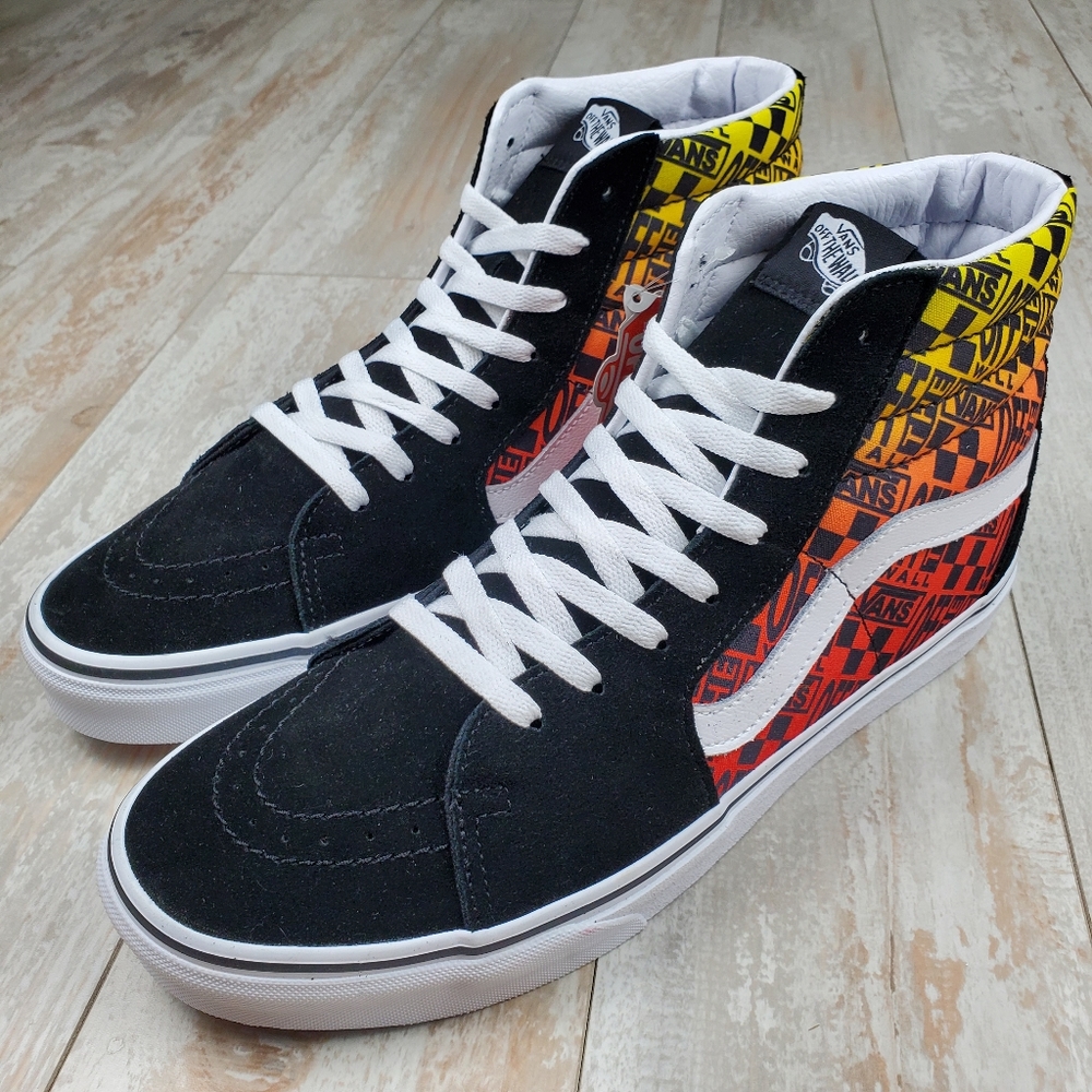 Vans SK8-Hi Logo Flame - Picture 1 of 9